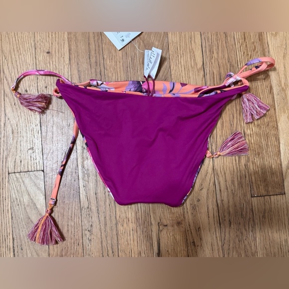 BECCA by Rebecca Virtue in Full Bloom Demi Reversible Tie Bottoms - Picture 7 of 7